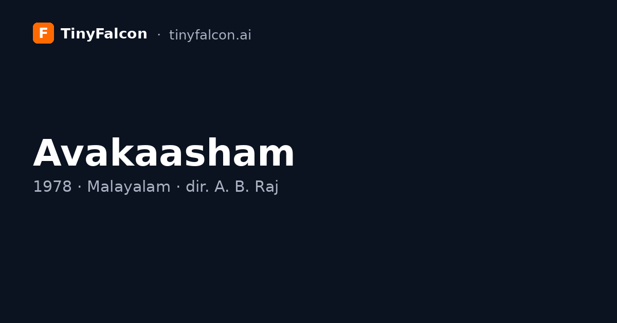 Avakaasham