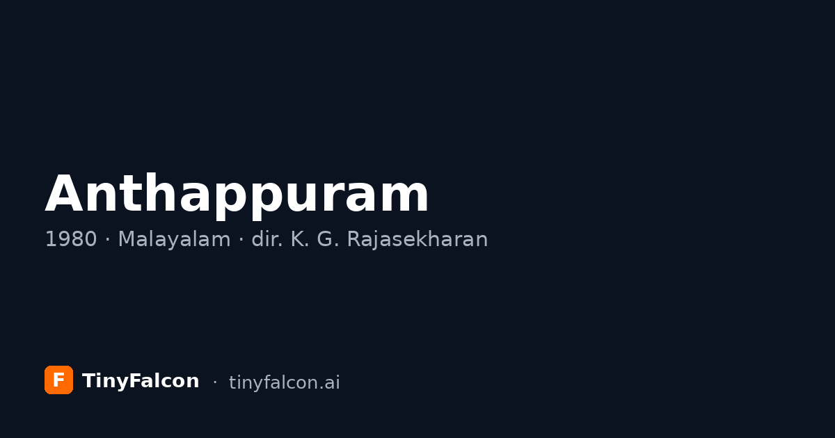 Anthappuram