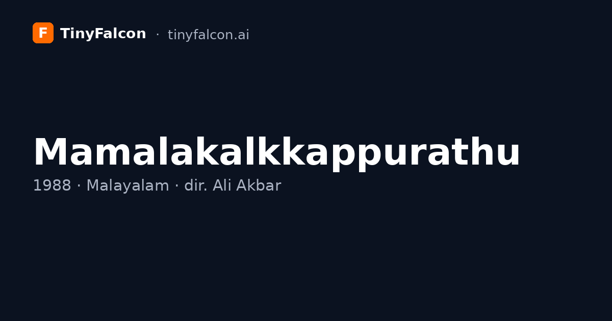 Mamalakalkkappurathu