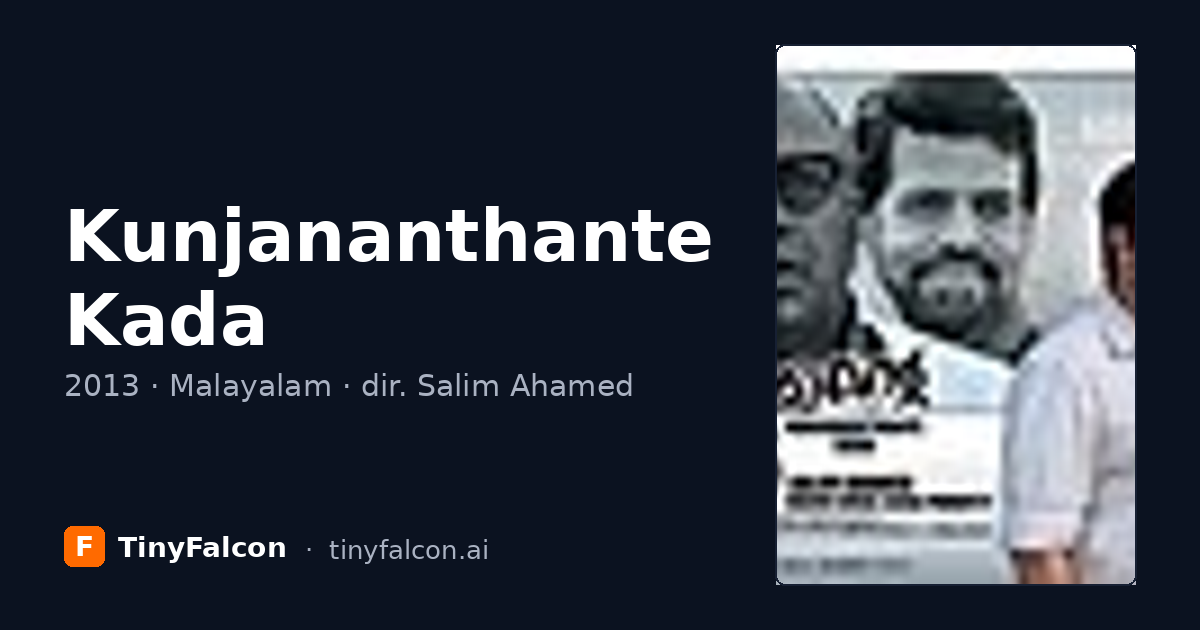 Kunjananthante Kada