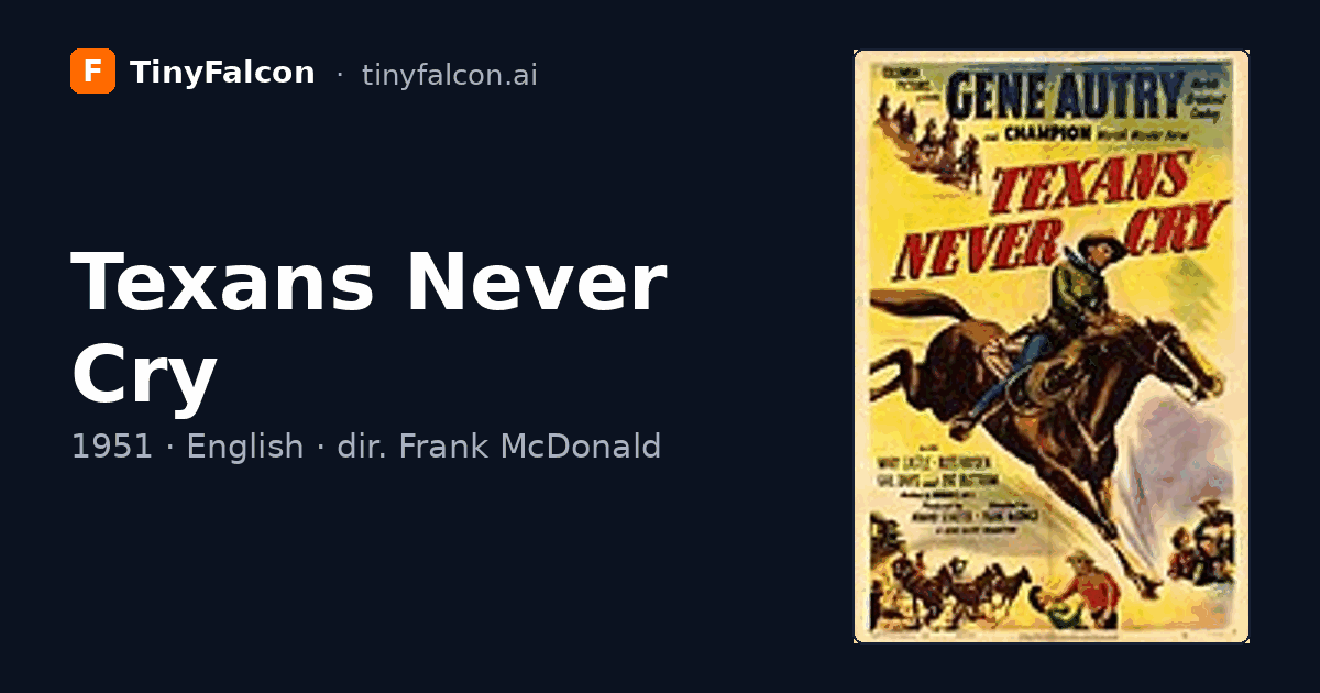 Texans Never Cry