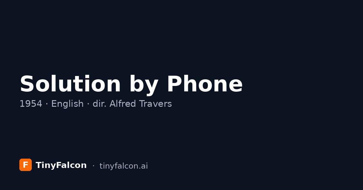 Solution by Phone