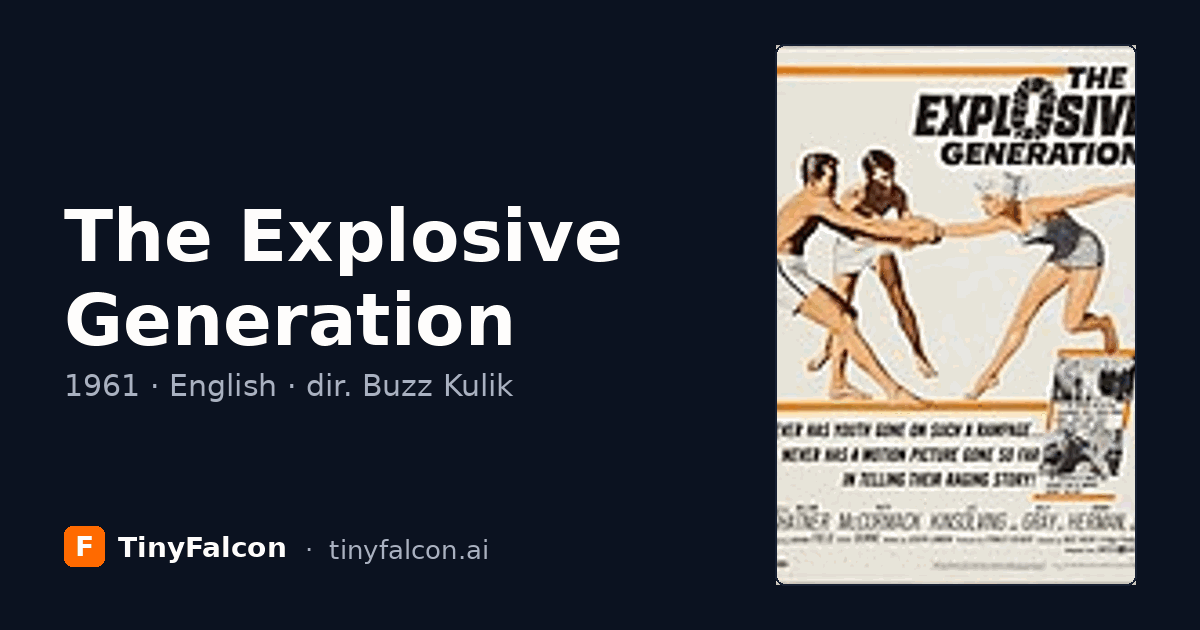 The Explosive Generation