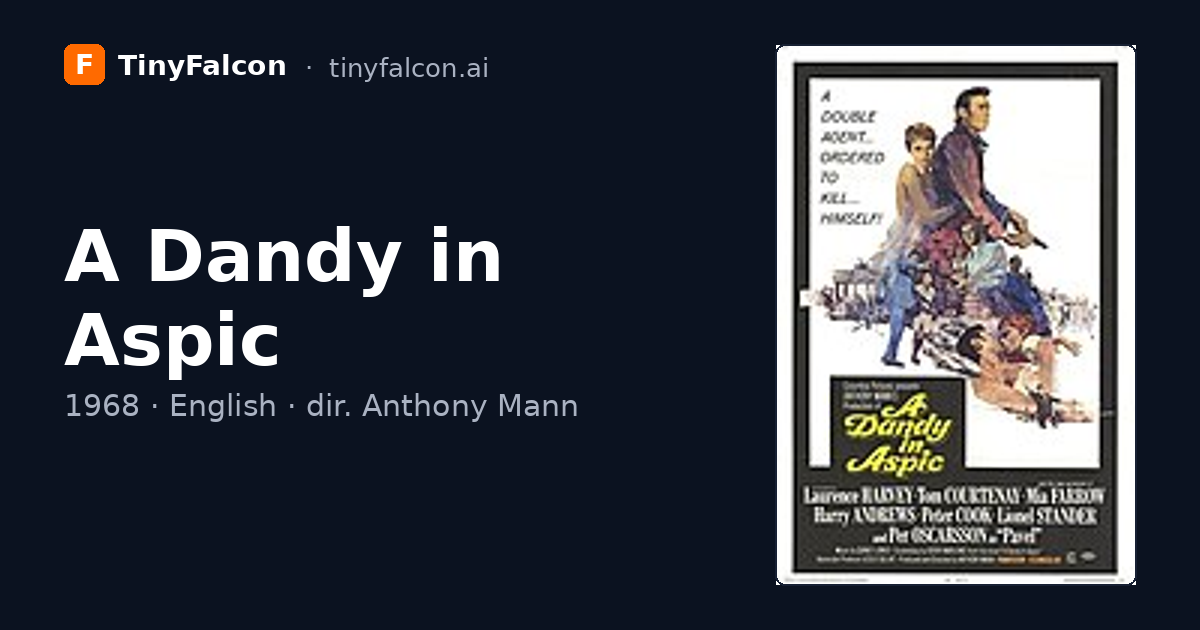 A Dandy in Aspic