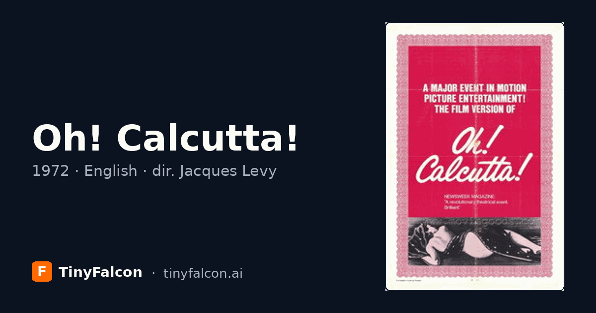 Oh! Calcutta!