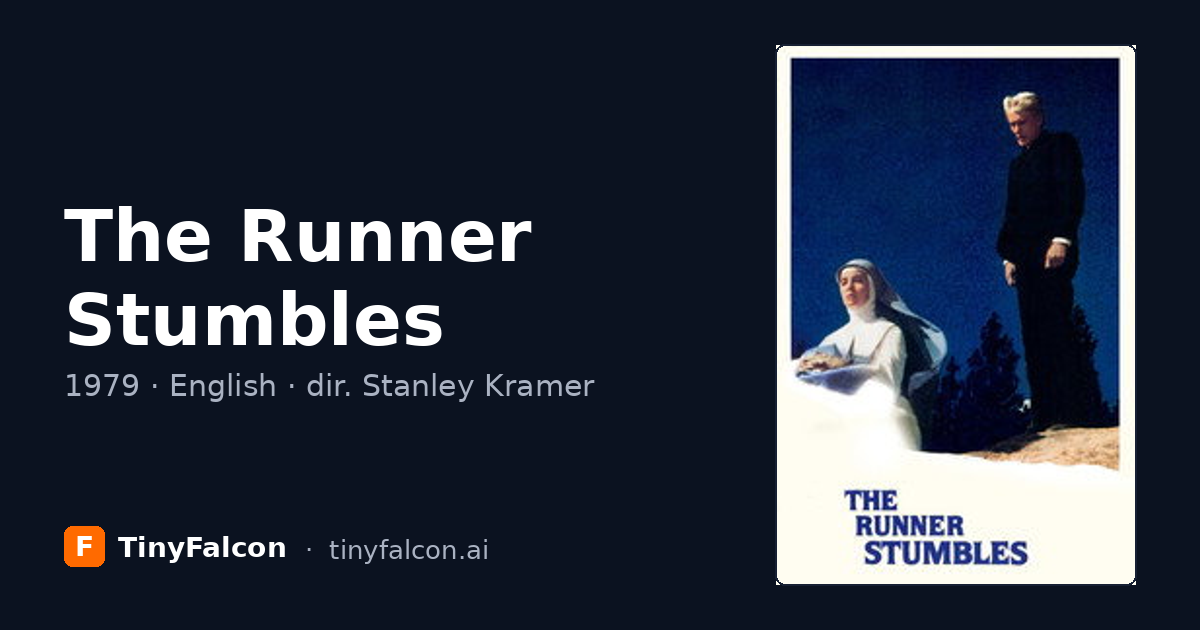 The Runner Stumbles