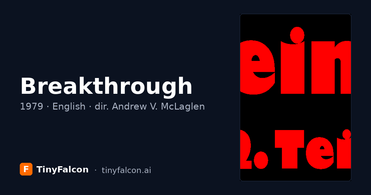Breakthrough