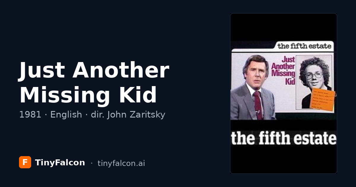 Just Another Missing Kid