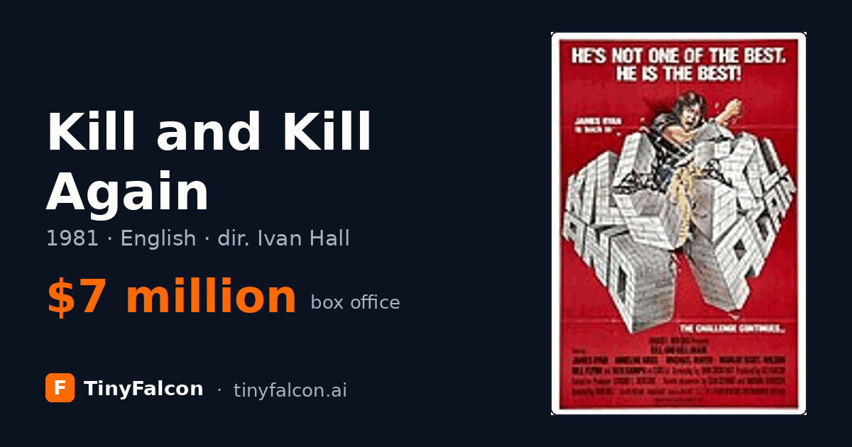 Kill and Kill Again