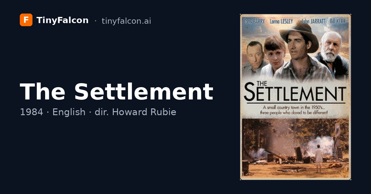 The Settlement