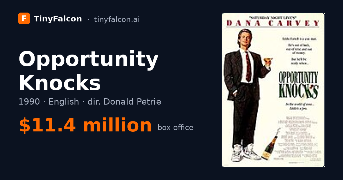 Opportunity Knocks