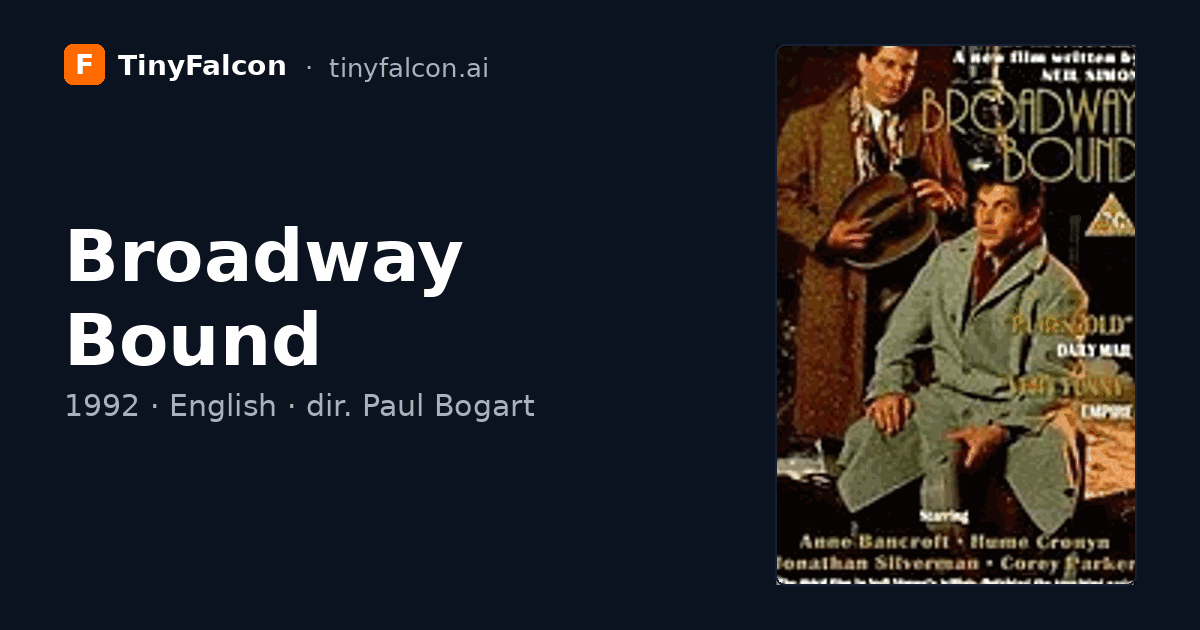 Broadway Bound