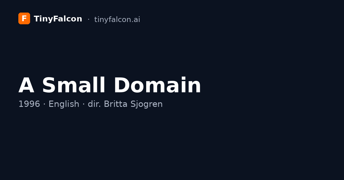A Small Domain