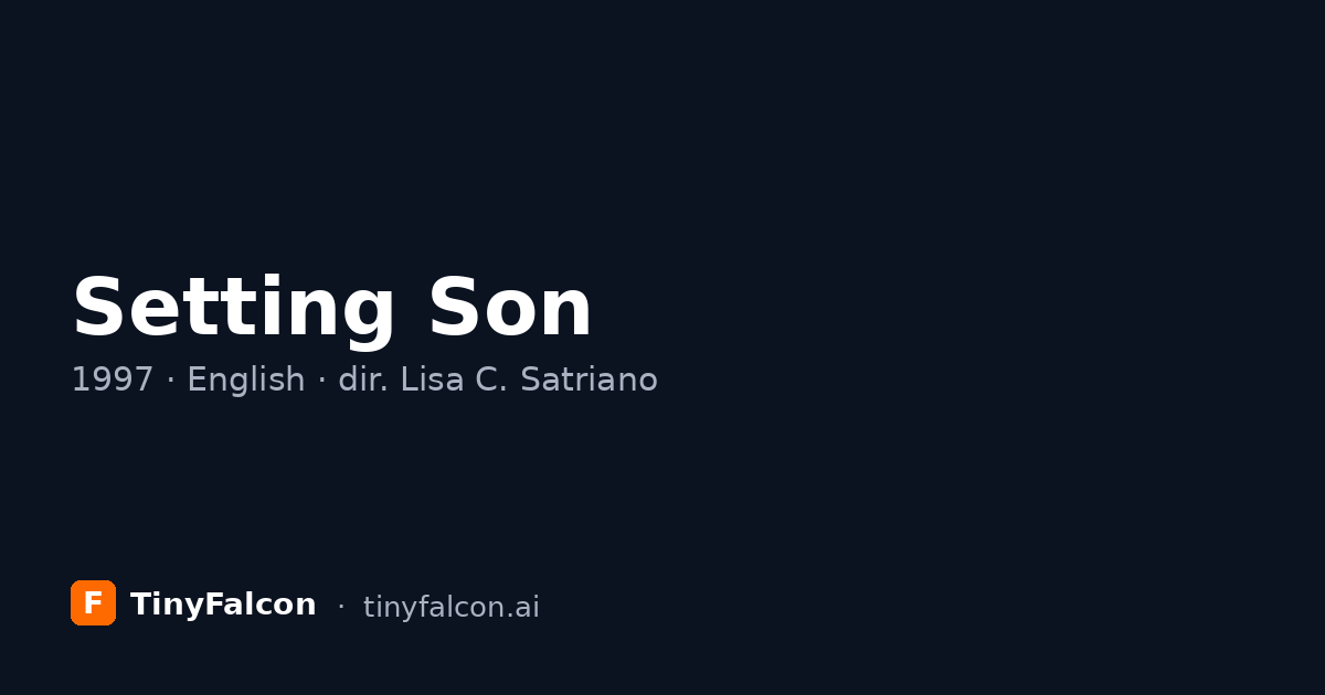 Setting Son