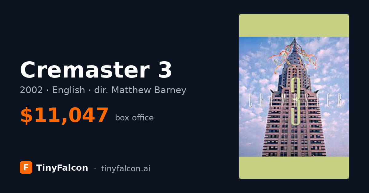 Cremaster 3