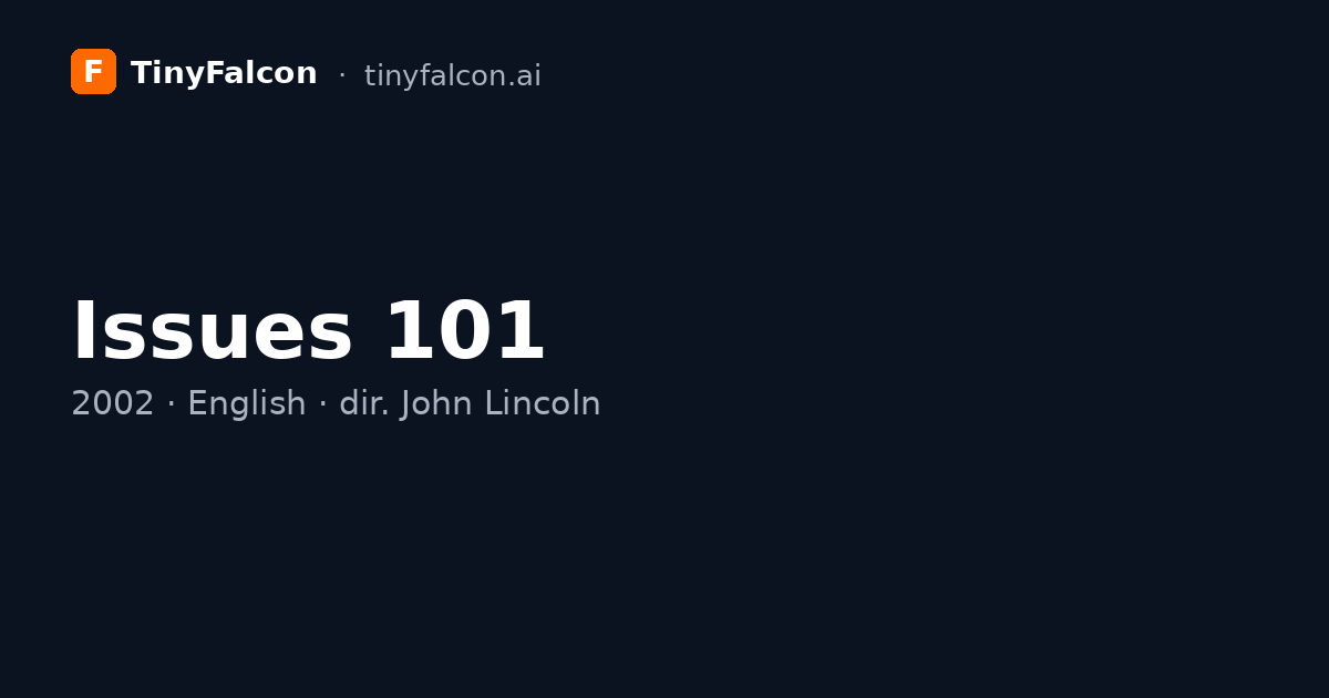 Issues 101