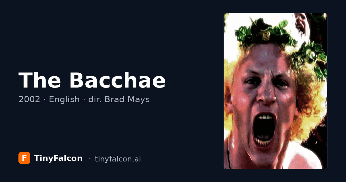 The Bacchae