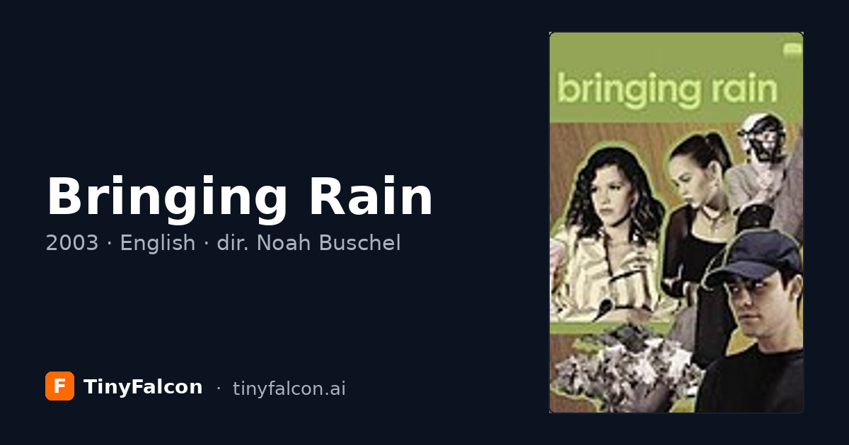 Bringing Rain