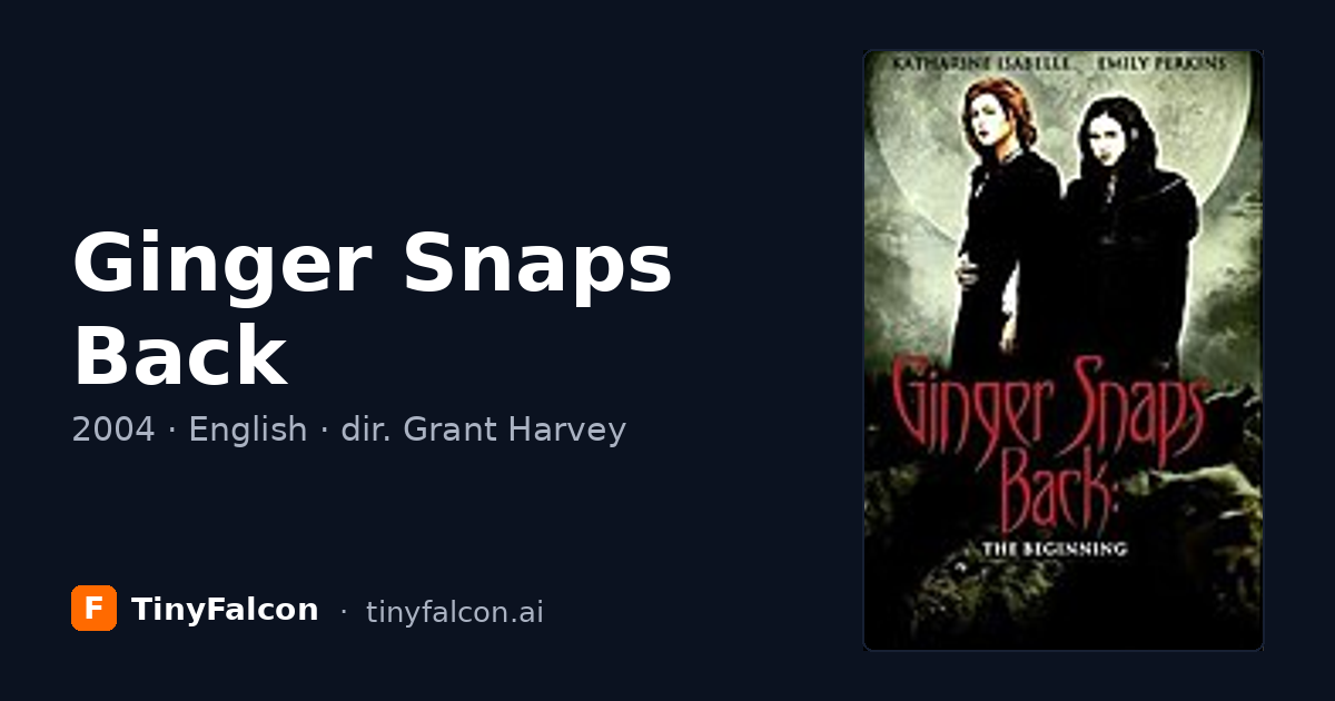 Ginger Snaps Back