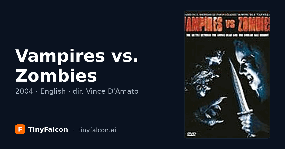 Vampires vs. Zombies
