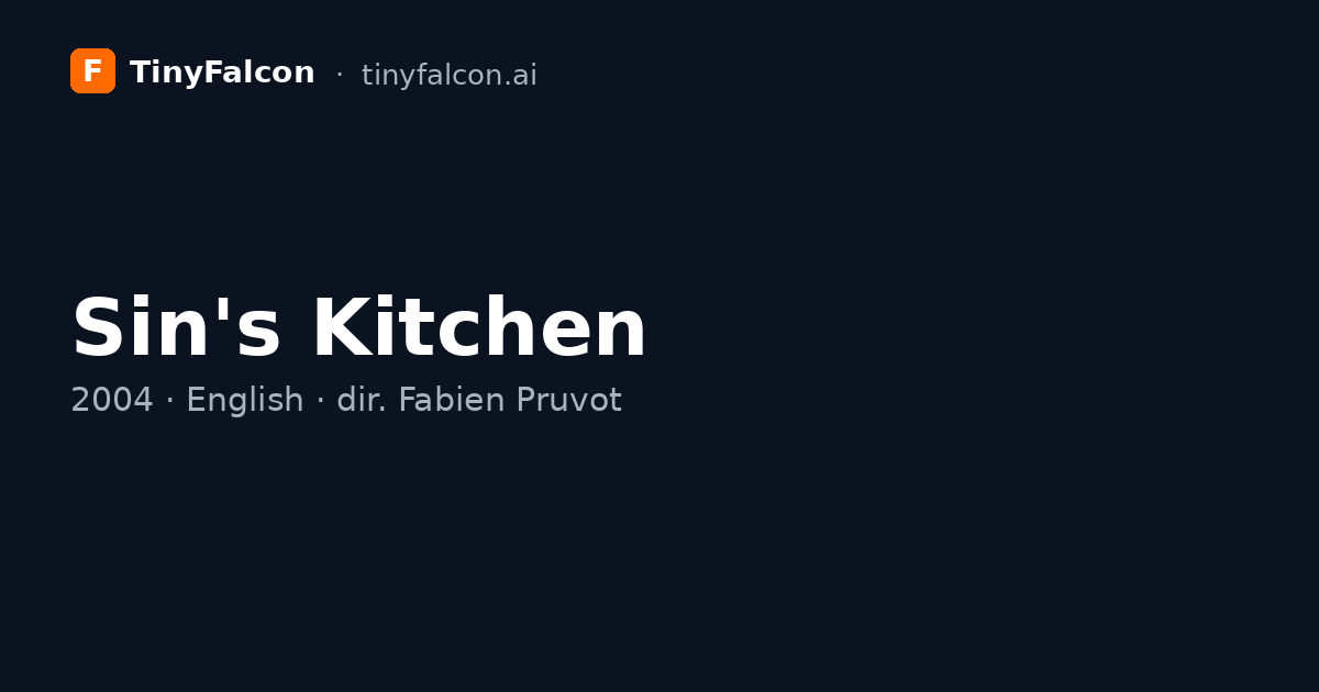 Sin's Kitchen