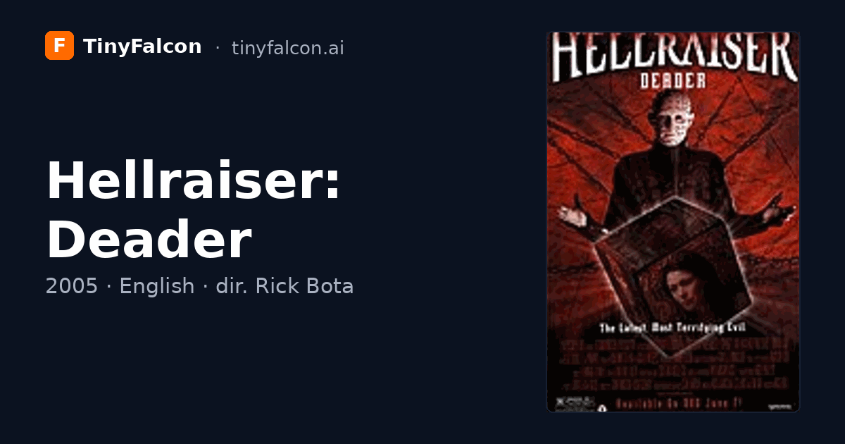 Hellraiser: Deader