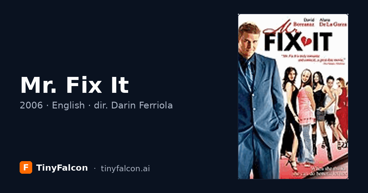 Mr. Fix It