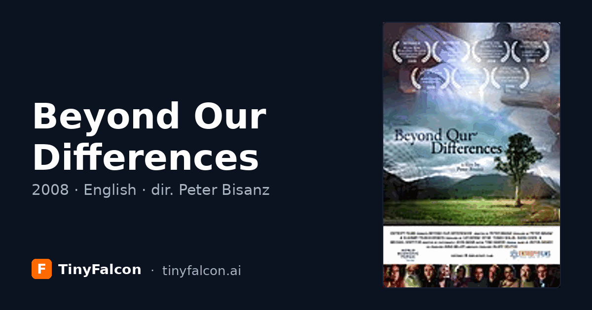 Beyond Our Differences