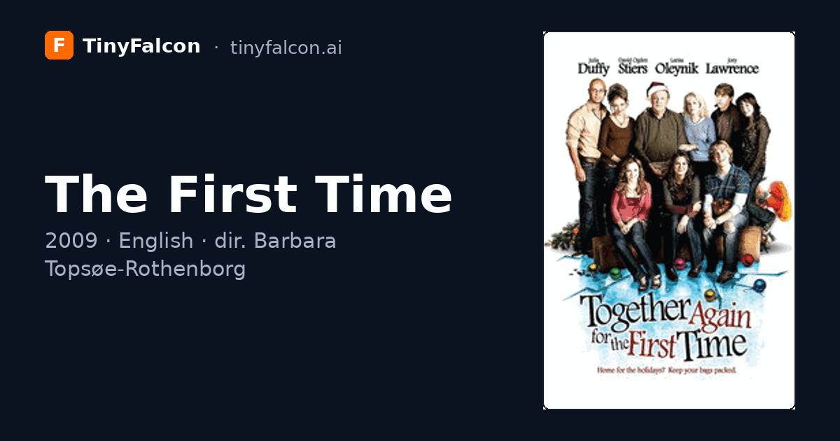 The First Time