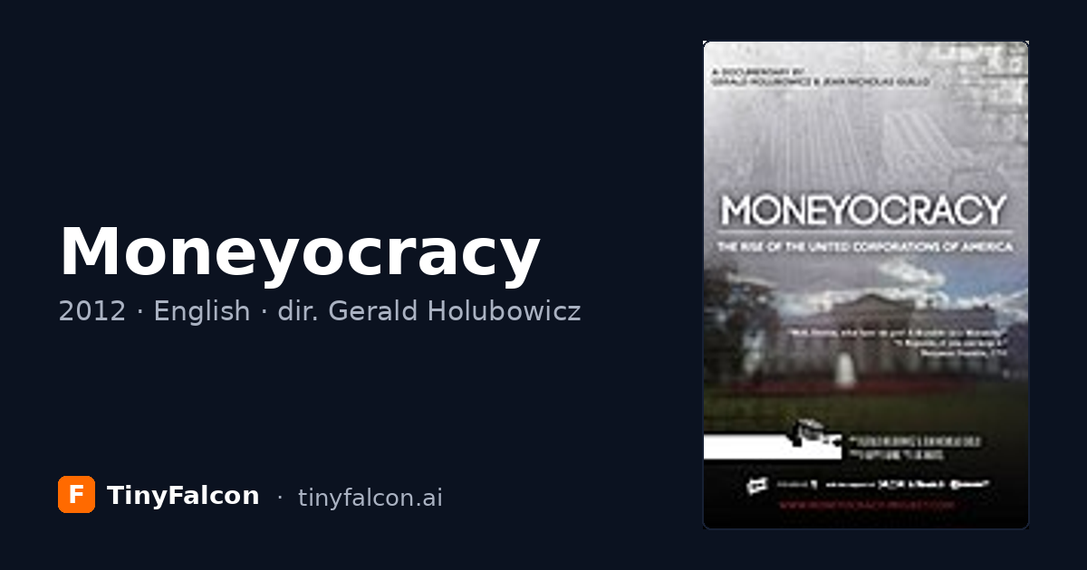 Moneyocracy