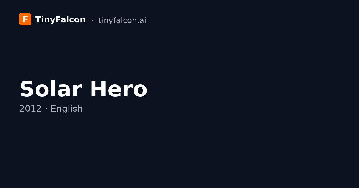 Solar Hero