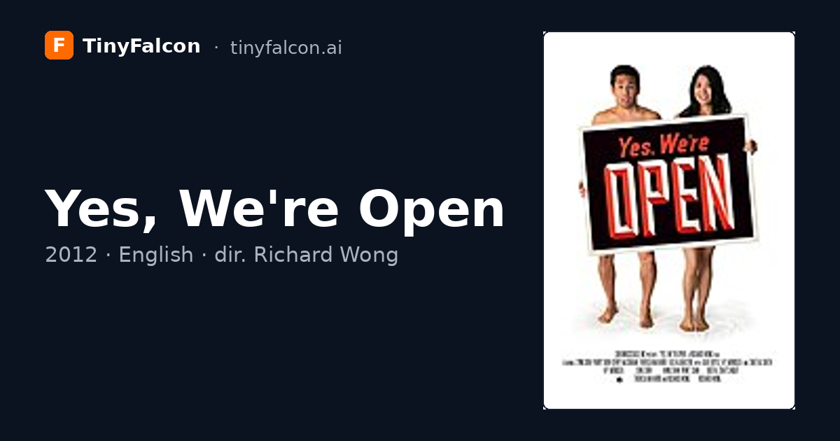 Yes, We're Open