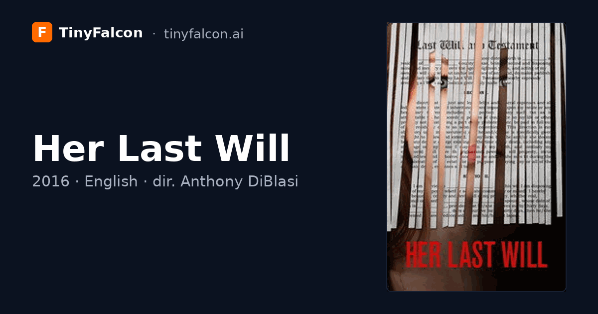 Her Last Will