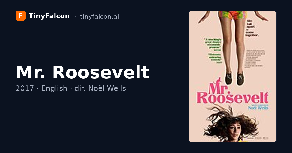 Mr. Roosevelt