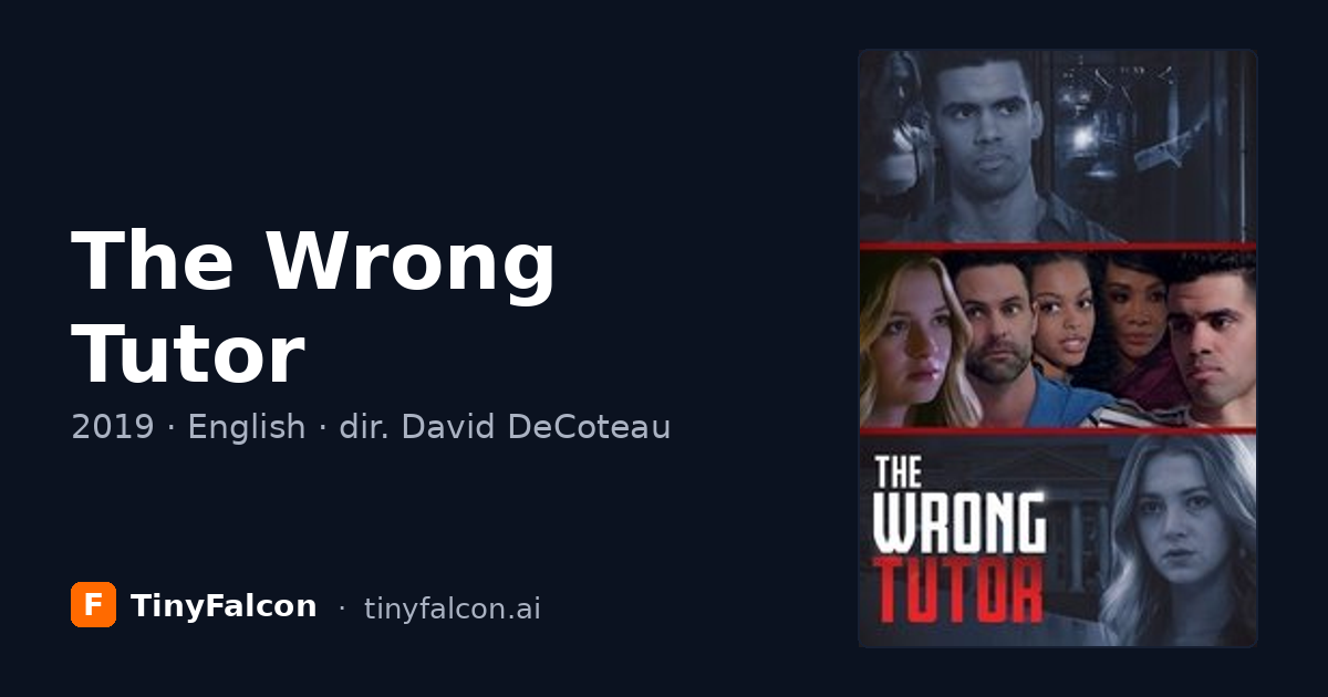 The Wrong Tutor
