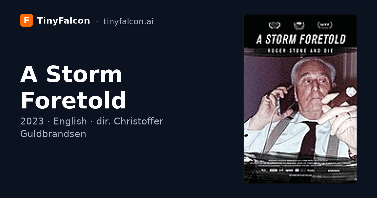A Storm Foretold