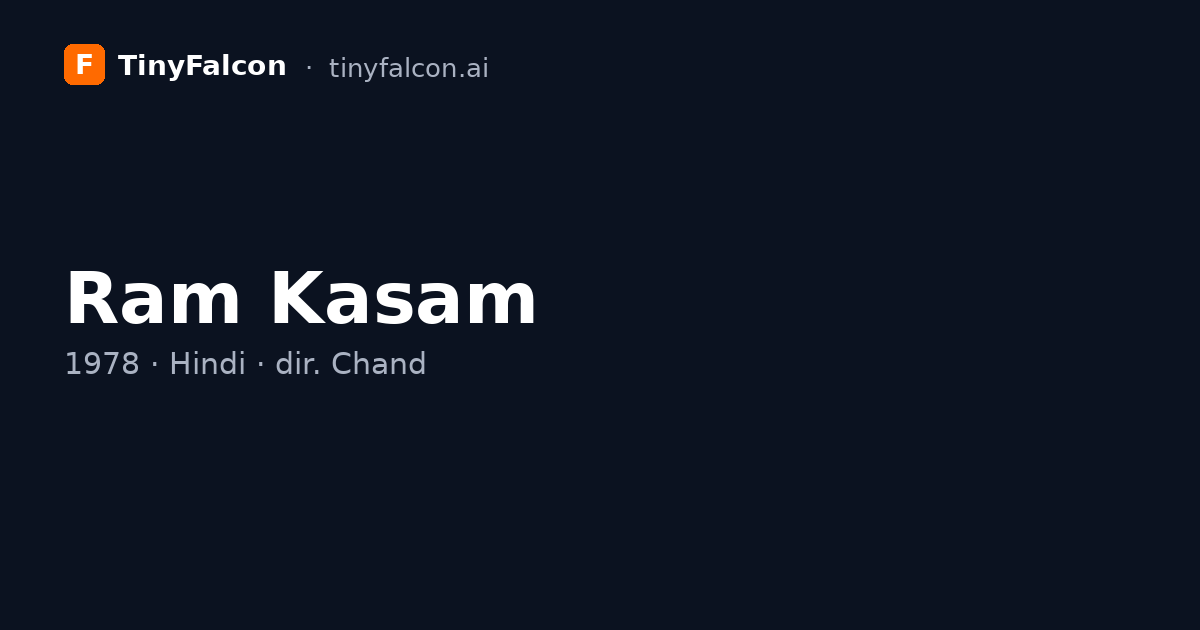 Ram Kasam
