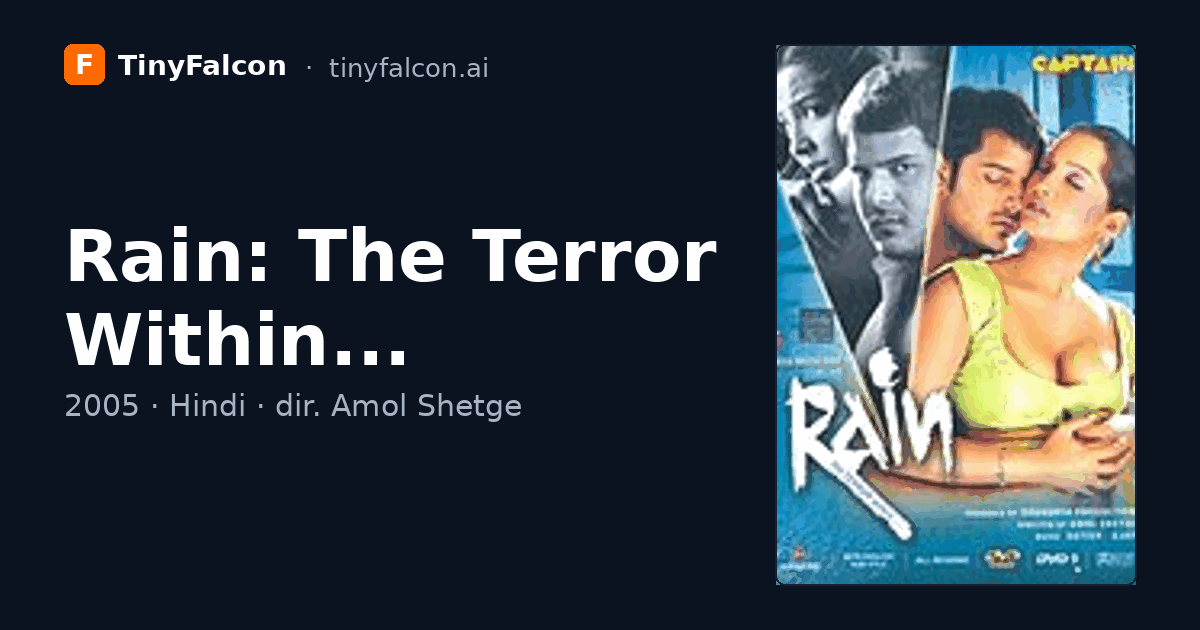 Rain: The Terror Within...