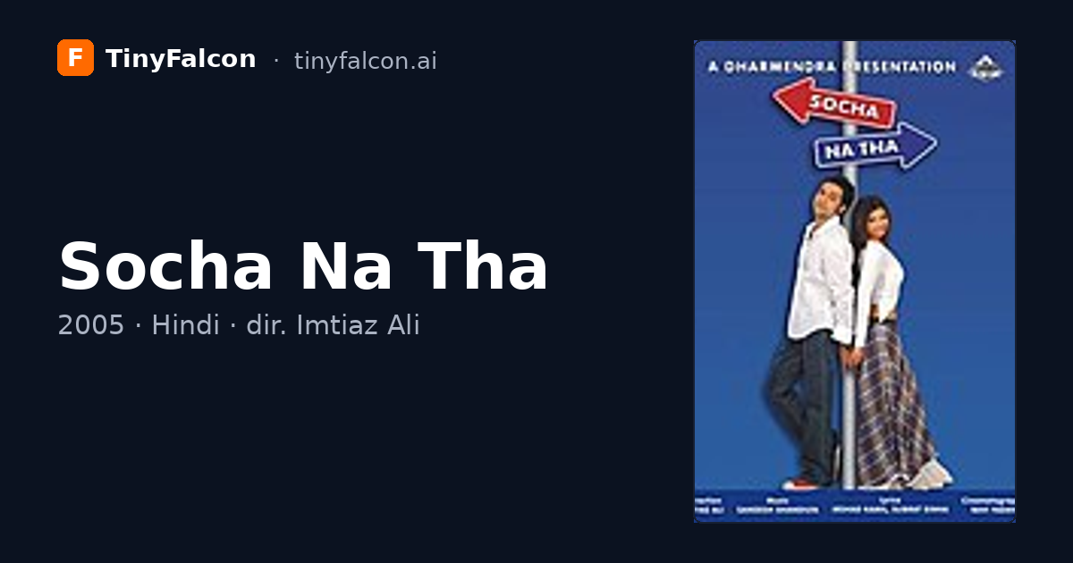 Socha Na Tha