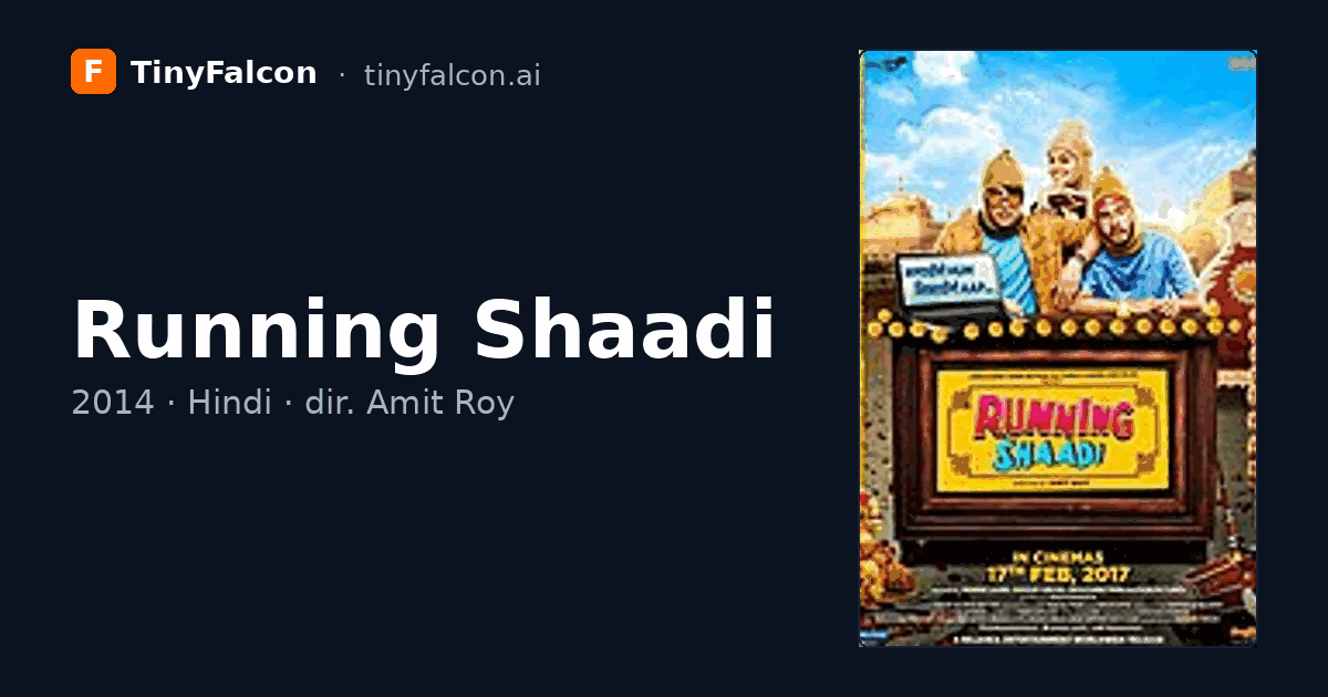 Running Shaadi