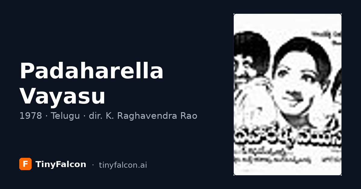 Padaharella Vayasu
