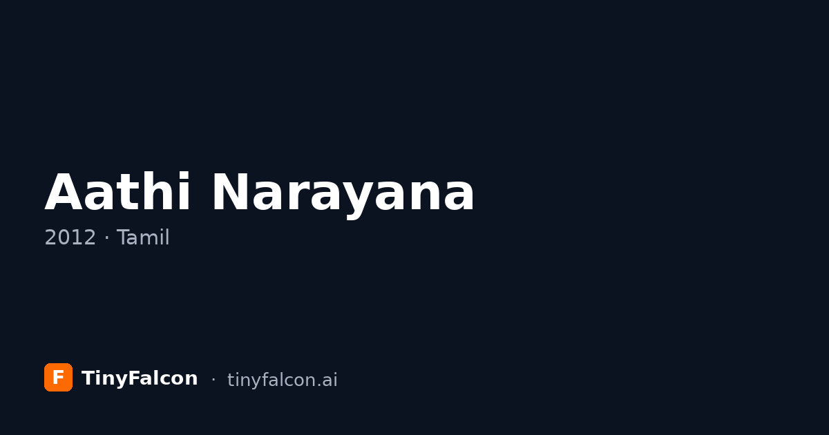 Aathi Narayana