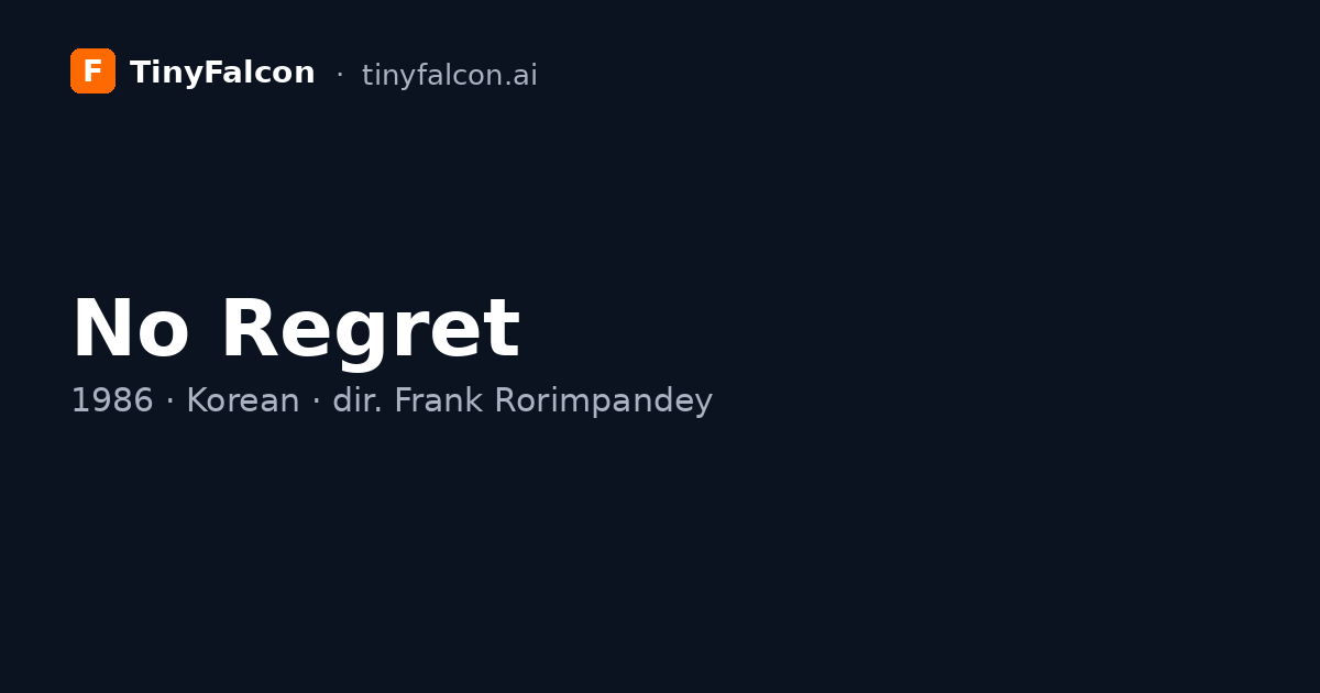 No Regret