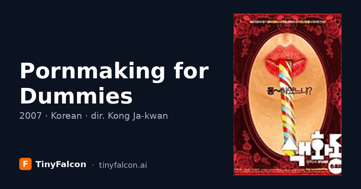 Pornmaking for Dummies