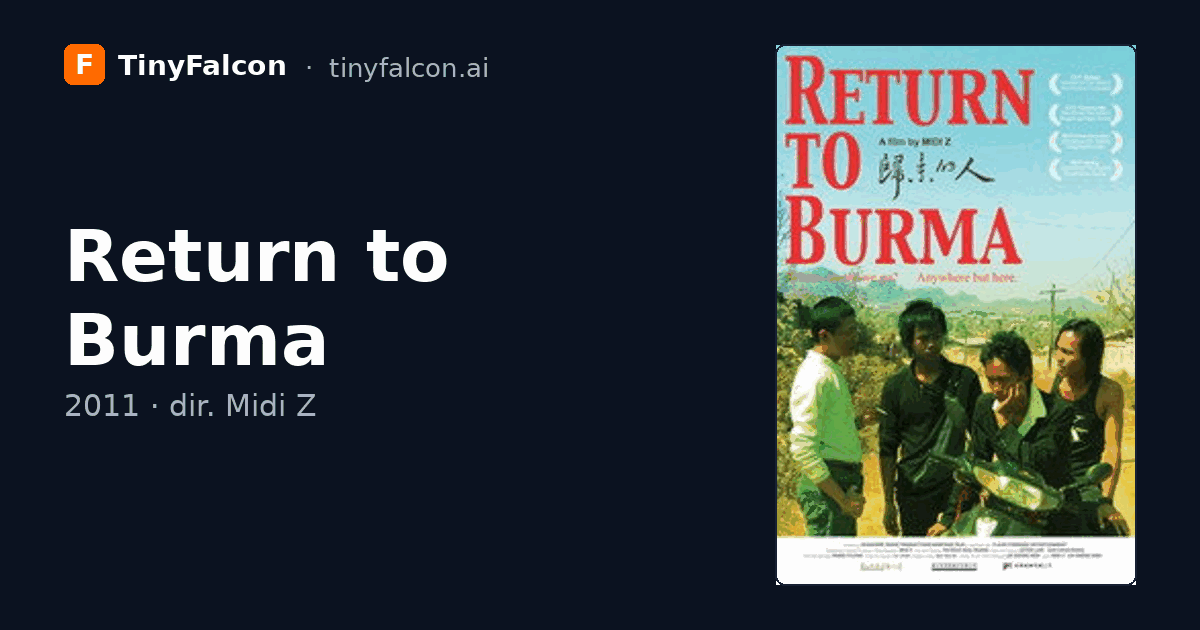Return to Burma
