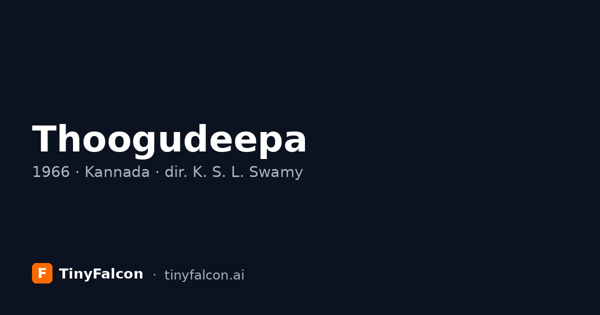 Thoogudeepa