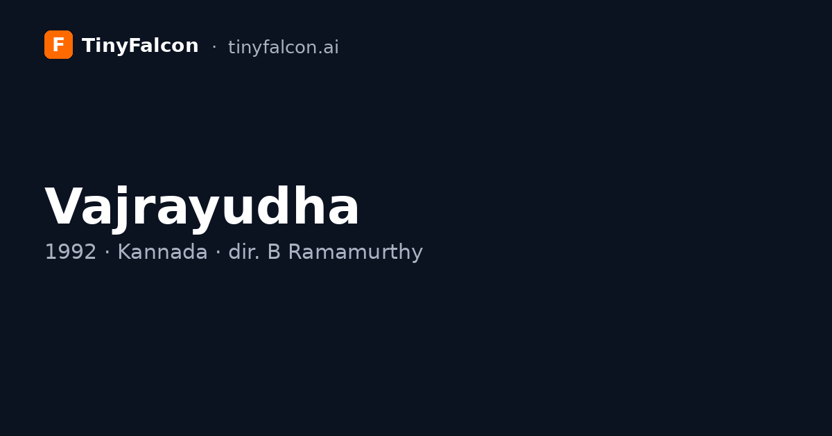 Vajrayudha