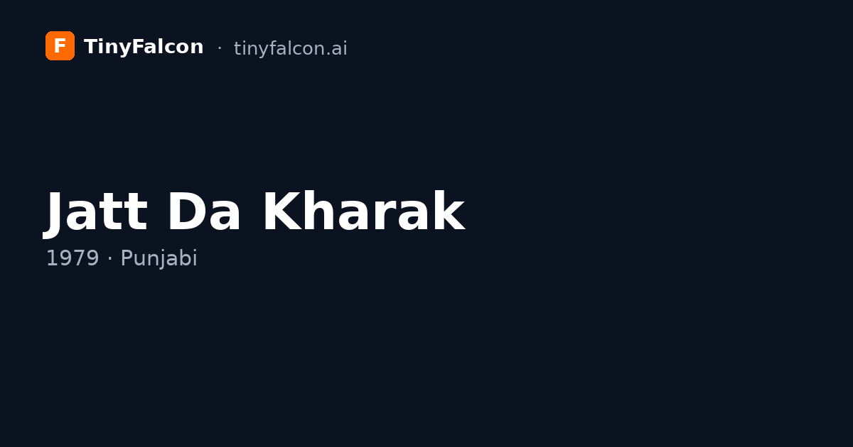 Jatt Da Kharak