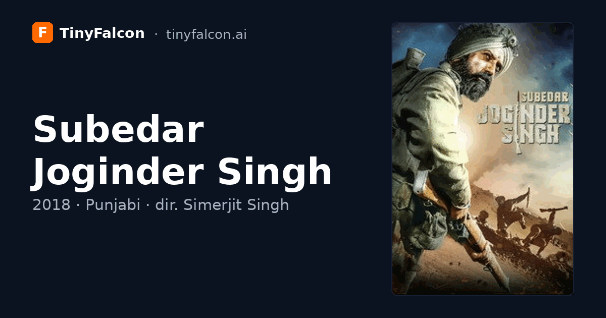 Subedar Joginder Singh