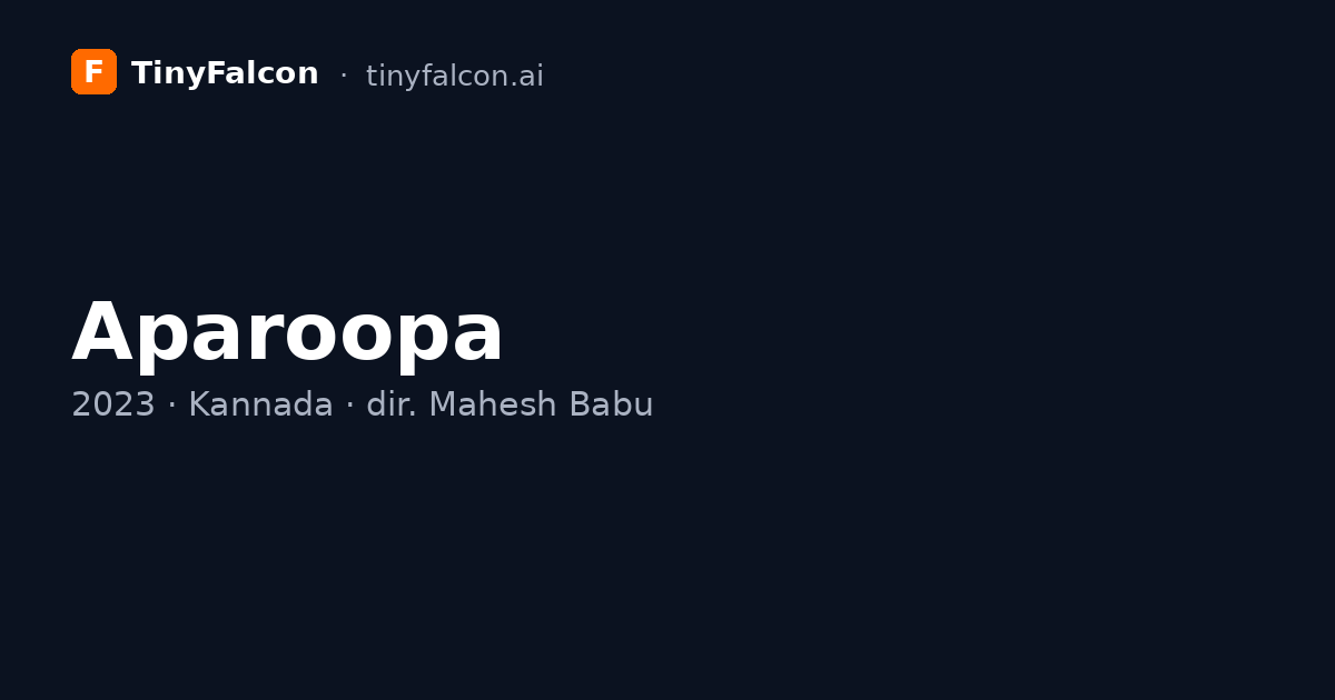 Aparoopa
